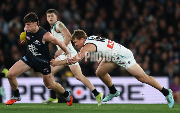 AFL 2025 Round 23 - Carlton v Port Adelaide - A-61402627