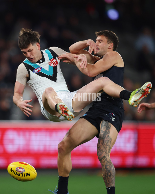 AFL 2025 Round 23 - Carlton v Port Adelaide - A-61402641