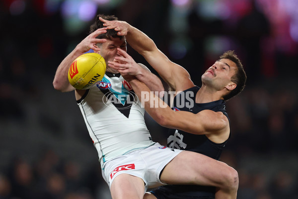 AFL 2025 Round 23 - Carlton v Port Adelaide - A-61404771