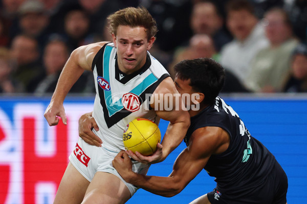 AFL 2025 Round 23 - Carlton v Port Adelaide - A-61404846