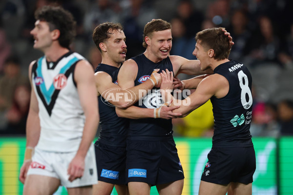 AFL 2025 Round 23 - Carlton v Port Adelaide - A-61405142