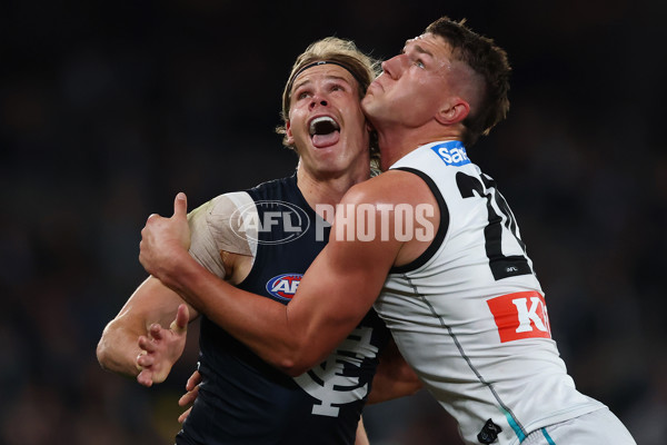 AFL 2025 Round 23 - Carlton v Port Adelaide - A-61407627