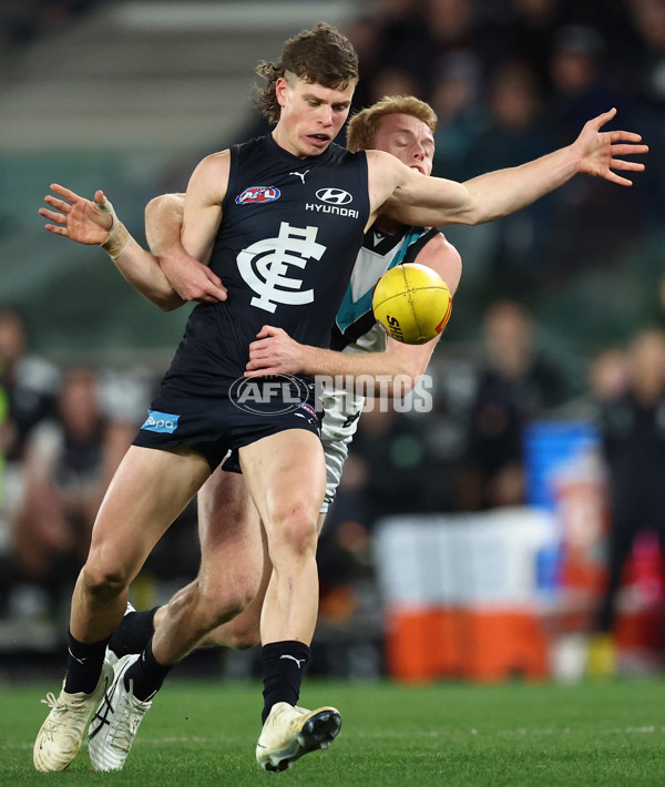 AFL 2025 Round 23 - Carlton v Port Adelaide - A-61407638