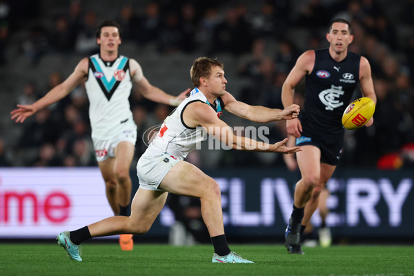 AFL 2025 Round 23 - Carlton v Port Adelaide - A-61407666