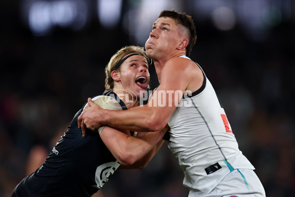 AFL 2025 Round 23 - Carlton v Port Adelaide - A-61407929