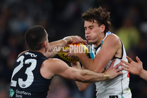 AFL 2025 Round 23 - Carlton v Port Adelaide - A-61407955