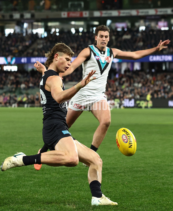 AFL 2025 Round 23 - Carlton v Port Adelaide - A-61410049
