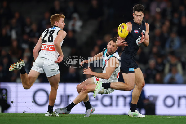 AFL 2025 Round 23 - Carlton v Port Adelaide - A-61410323