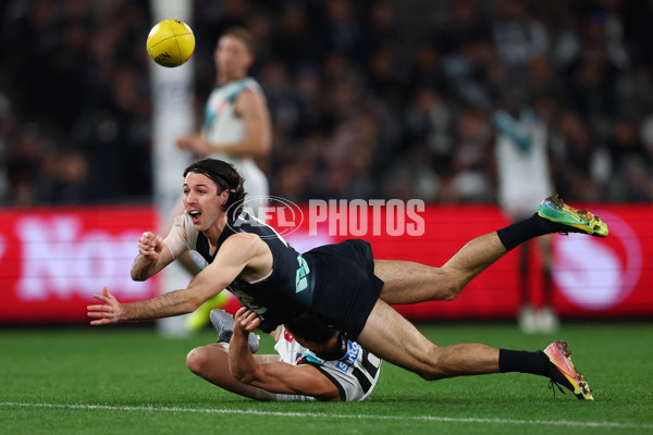 AFL 2025 Round 23 - Carlton v Port Adelaide - A-61410324