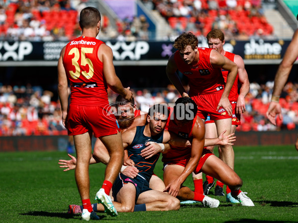 AFL 2025 Round 23 - Gold Coast v GWS - A-61410362
