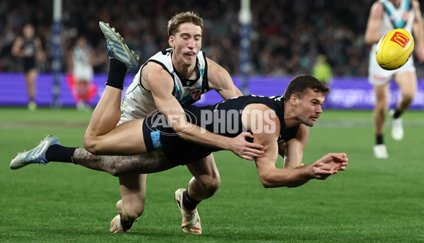 AFL 2025 Round 23 - Carlton v Port Adelaide - A-61410398