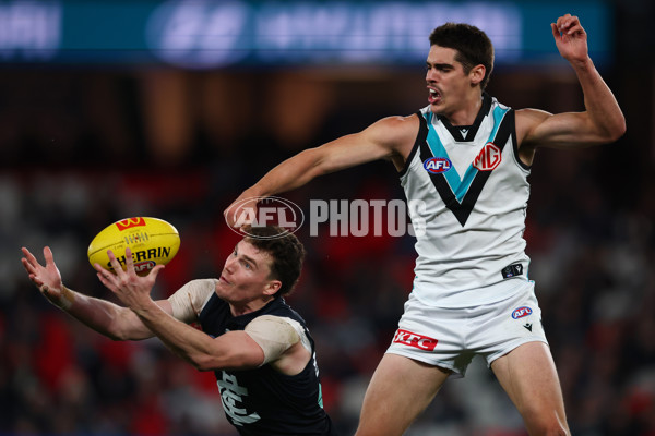 AFL 2025 Round 23 - Carlton v Port Adelaide - A-61413238