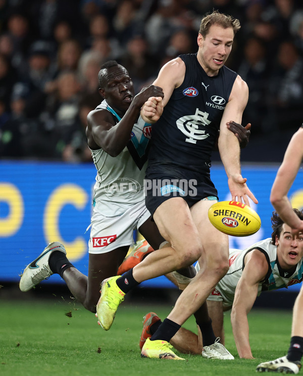 AFL 2025 Round 23 - Carlton v Port Adelaide - A-61413243