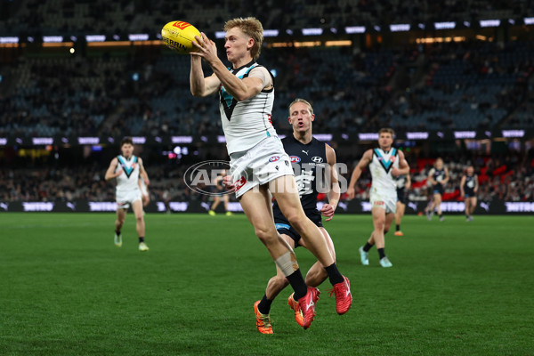 AFL 2025 Round 23 - Carlton v Port Adelaide - A-61415274