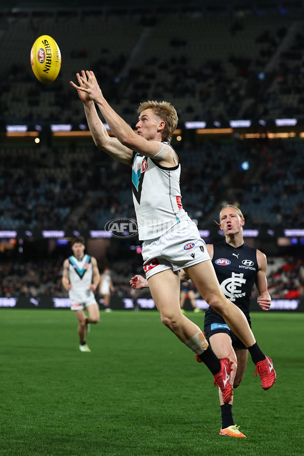 AFL 2025 Round 23 - Carlton v Port Adelaide - A-61415277