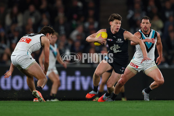 AFL 2025 Round 23 - Carlton v Port Adelaide - A-61415323