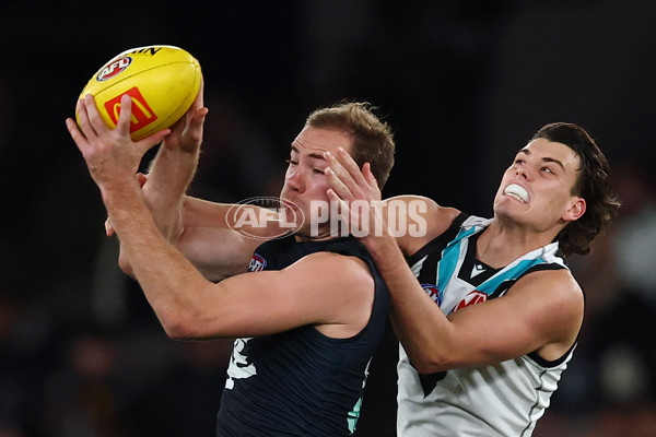 AFL 2025 Round 23 - Carlton v Port Adelaide - A-61415367