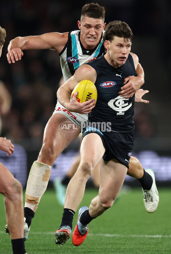 AFL 2025 Round 23 - Carlton v Port Adelaide - A-61415996