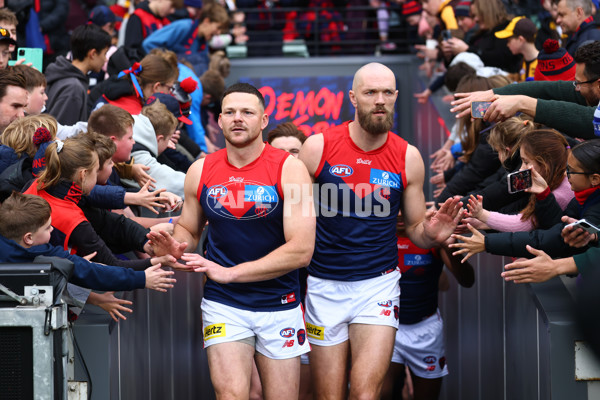 AFL 2025 Round 23 - Hawthorn v Melbourne - A-61416055