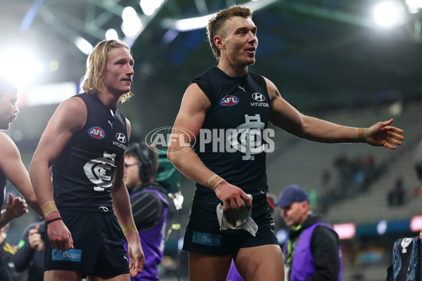 AFL 2025 Round 23 - Carlton v Port Adelaide - A-61416061
