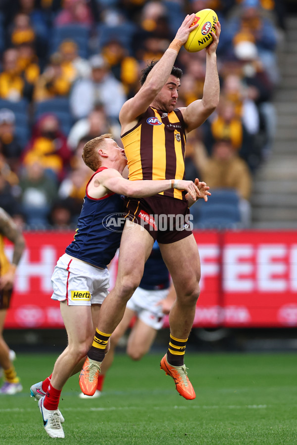 AFL 2025 Round 23 - Hawthorn v Melbourne - A-61416079