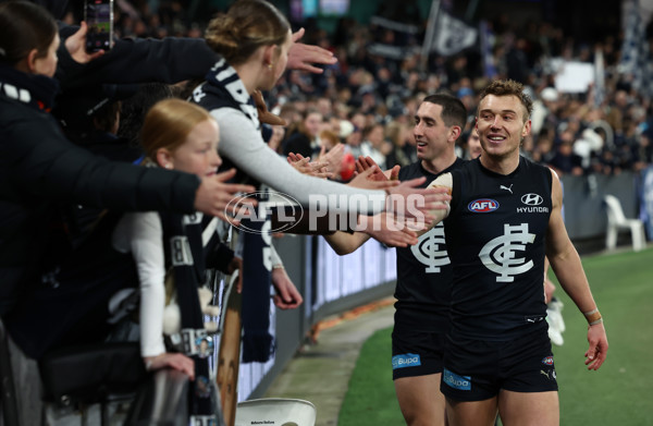 AFL 2025 Round 23 - Carlton v Port Adelaide - A-61418514