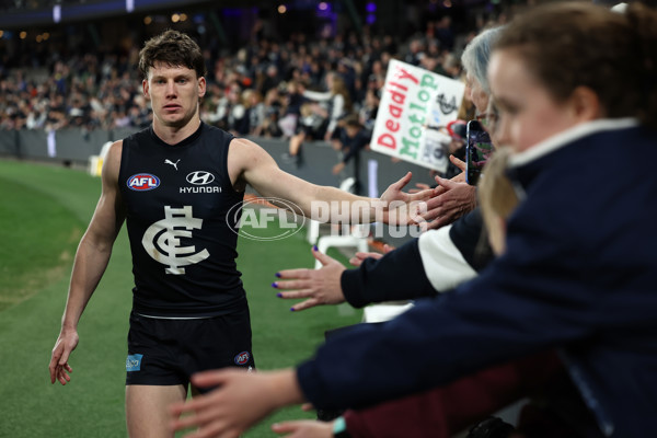 AFL 2025 Round 23 - Carlton v Port Adelaide - A-61418810