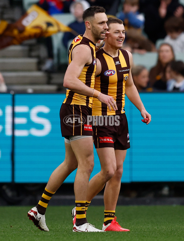 AFL 2025 Round 23 - Hawthorn v Melbourne - A-61418817