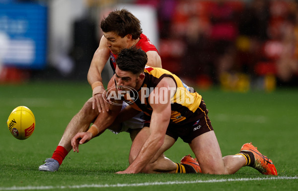 AFL 2025 Round 23 - Hawthorn v Melbourne - A-61418852