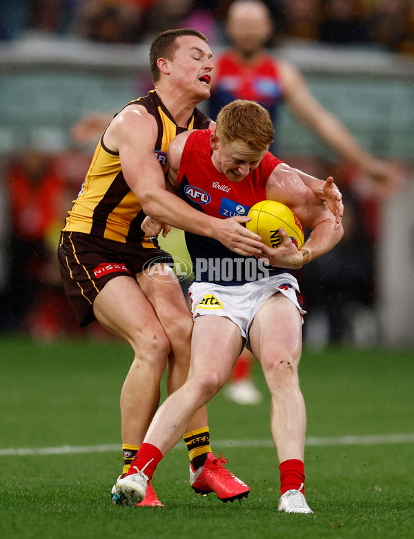 AFL 2025 Round 23 - Hawthorn v Melbourne - A-61418855