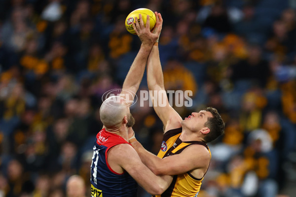 AFL 2025 Round 23 - Hawthorn v Melbourne - A-61421198