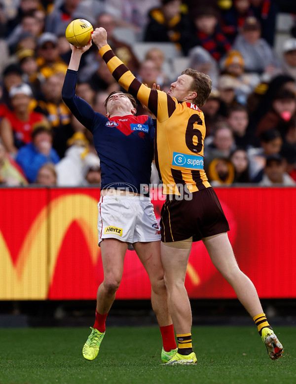 AFL 2025 Round 23 - Hawthorn v Melbourne - A-61421675
