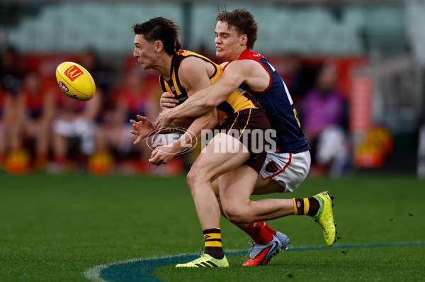 AFL 2025 Round 23 - Hawthorn v Melbourne - A-61421685
