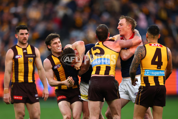 AFL 2025 Round 23 - Hawthorn v Melbourne - A-61421692