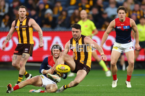 AFL 2025 Round 23 - Hawthorn v Melbourne - A-61421706