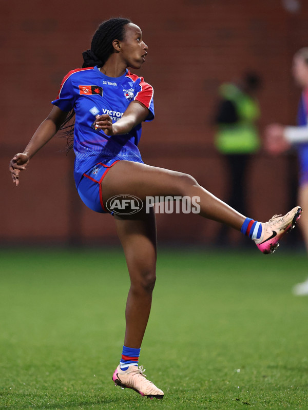 AFLW 2025 Round 01 - Western Bulldogs v Melbourne - A-61424040