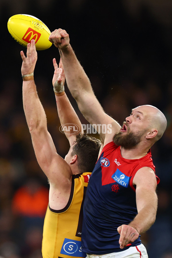 AFL 2025 Round 23 - Hawthorn v Melbourne - A-61426894