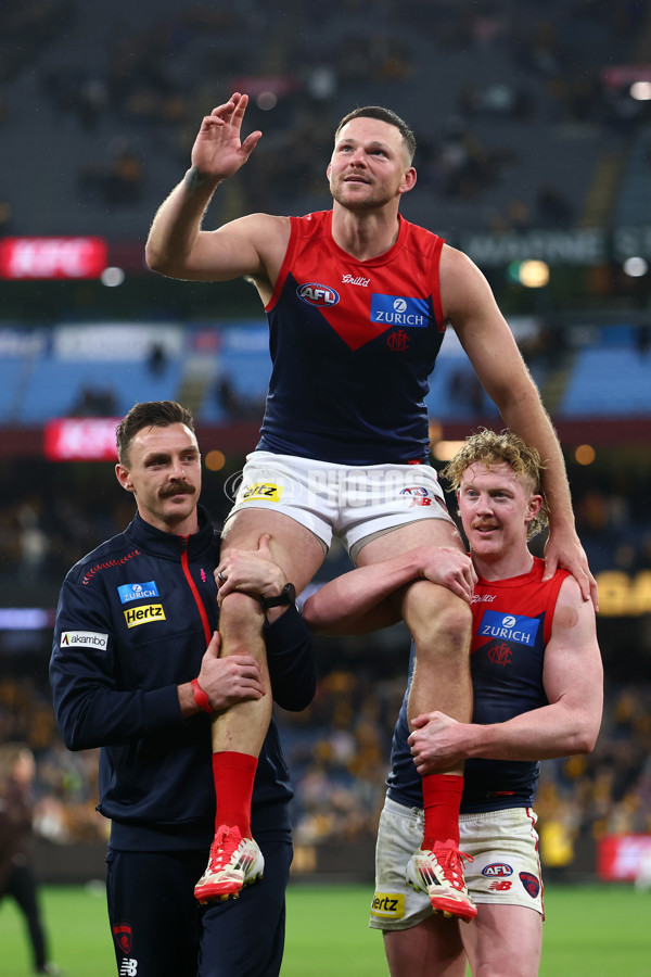 AFL 2025 Round 23 - Hawthorn v Melbourne - A-61429237