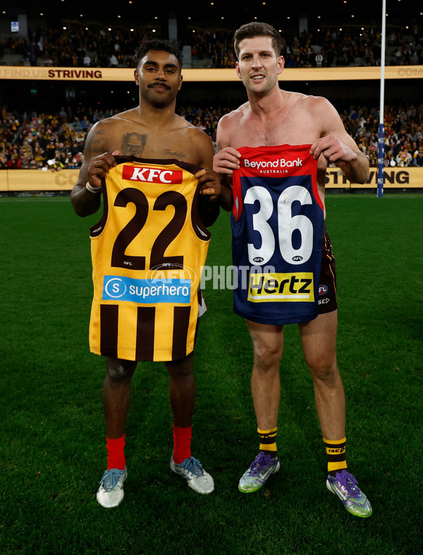 AFL 2025 Round 23 - Hawthorn v Melbourne - A-61429304