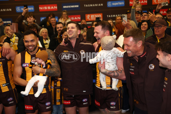 AFL 2025 Round 23 - Hawthorn v Melbourne - A-61429688