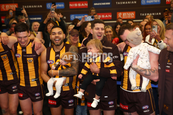 AFL 2025 Round 23 - Hawthorn v Melbourne - A-61429689