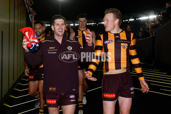 AFL 2025 Round 23 - Hawthorn v Melbourne - A-61431981