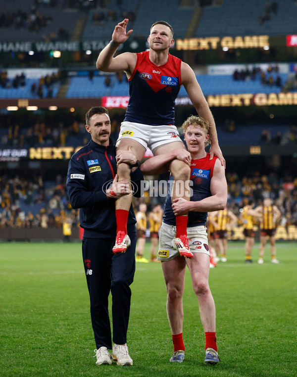 AFL 2025 Round 23 - Hawthorn v Melbourne - A-61432579