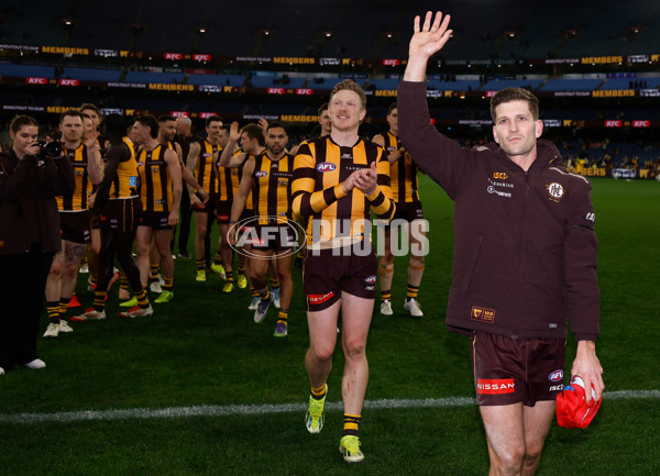 AFL 2025 Round 23 - Hawthorn v Melbourne - A-61432582