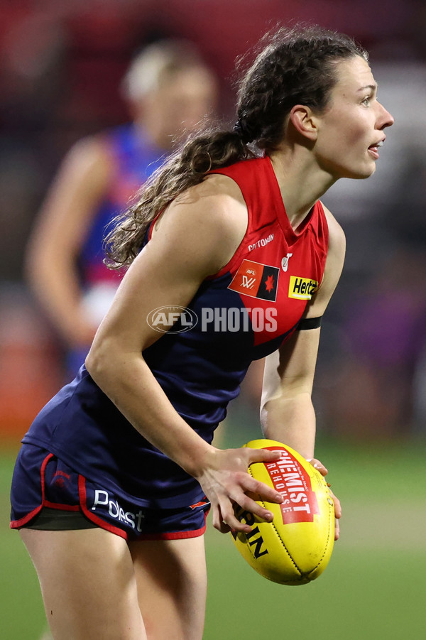 AFLW 2025 Round 01 - Western Bulldogs v Melbourne - A-61435161
