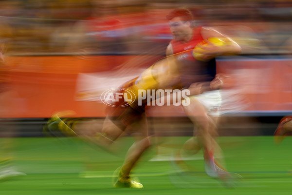AFL 2025 Round 23 - Hawthorn v Melbourne - A-61437283