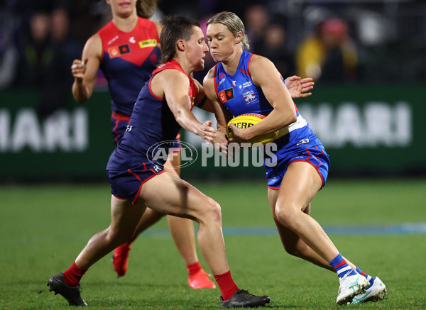 AFLW 2025 Round 01 - Western Bulldogs v Melbourne - A-61437963