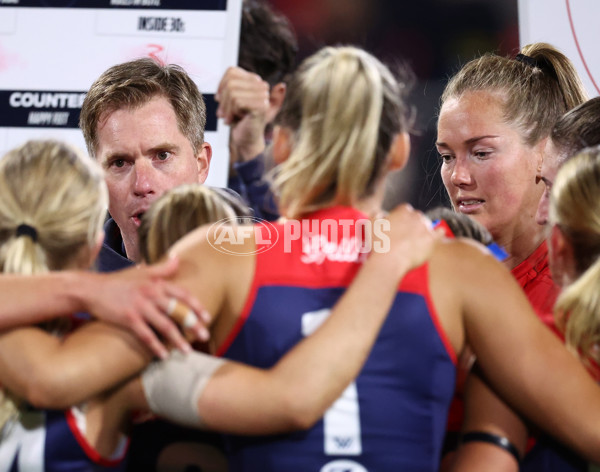 AFLW 2025 Round 01 - Western Bulldogs v Melbourne - A-61440493