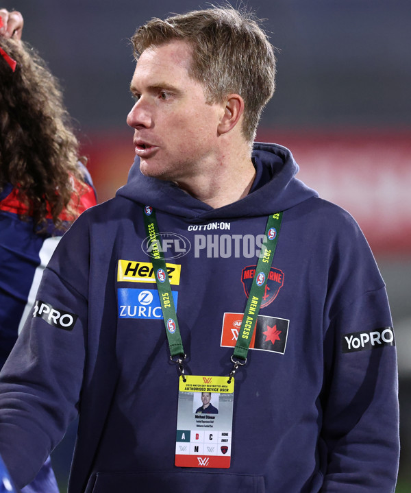 AFLW 2025 Round 01 - Western Bulldogs v Melbourne - A-61440495