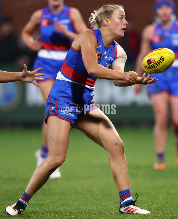 AFLW 2025 Round 01 - Western Bulldogs v Melbourne - A-61442357
